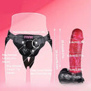 10.01in Silicone Soft Big Strap On Wearable Dildo For Women Lesbians