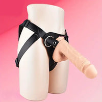10.01in Silicone Soft Big Strap On Wearable Dildo For Women Lesbians