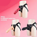 10.01in Silicone Soft Big Strap On Wearable Dildo For Women Lesbians