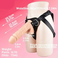 10.01in Silicone Soft Big Strap On Wearable Dildo For Women Lesbians