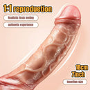 10.02in Realistic Large Hands-Free With Suction Cup Silicone Dildo