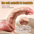 10.02in Realistic Large Hands-Free With Suction Cup Silicone Dildo