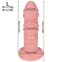 10.03in 11.41in 13.38in Monster Creature Fantasy Huge Realistic PVC Dildo
