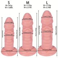 10.03in 11.41in 13.38in Monster Creature Fantasy Huge Realistic PVC Dildo