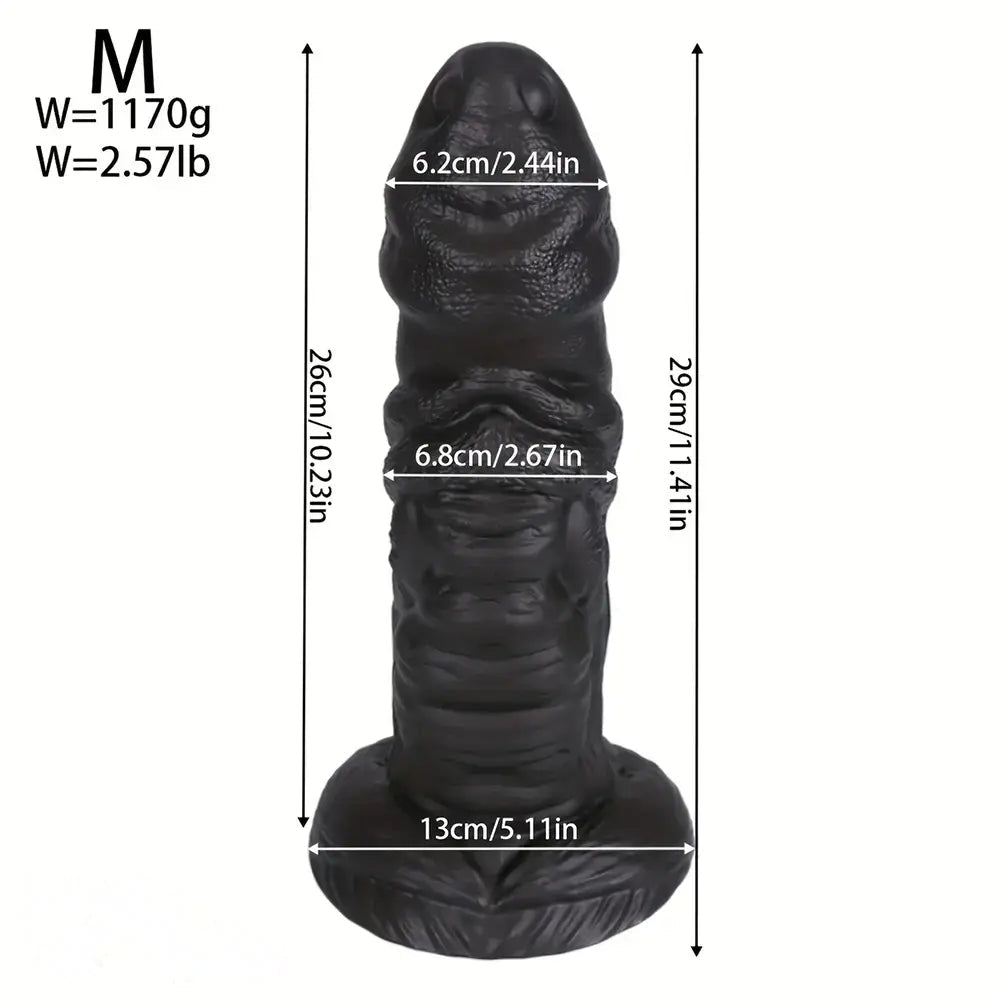 10.03in 11.41in 13.38in Monster Creature Fantasy Huge Realistic PVC Dildo
