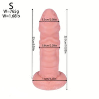 10.03in 11.41in 13.38in Monster Creature Fantasy Huge Realistic PVC Dildo