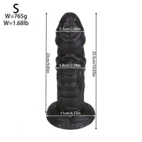 10.03in 11.41in 13.38in Monster Creature Fantasy Huge Realistic PVC Dildo