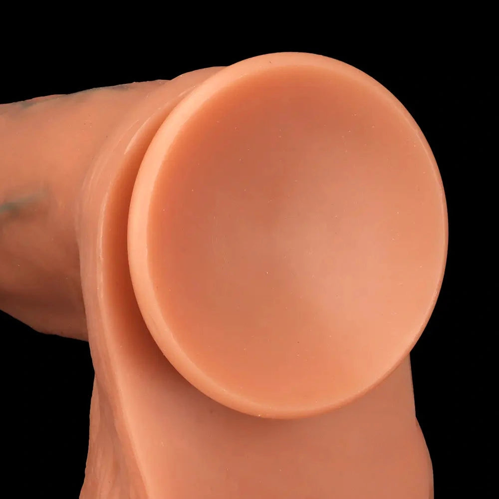 10.03in 9.25in 13in Soft Silicone Big Lifelike Dual Density Dildo