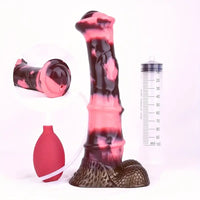 10.03in Fantasy Horse Huge Squirting Silicone Monster Cock Dildo