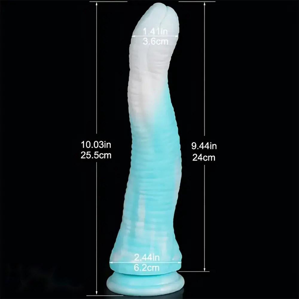10.03in Giant Monster Thick Silicone Dildo Realistic G-Spot Adult Toy
