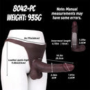 10.03in Hollow Strap on Dildo Panty Big Wearable Cock Dildo For Women