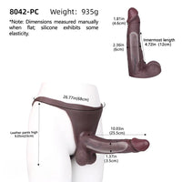 10.03in Hollow Strap on Dildo Panty Big Wearable Cock Dildo For Women