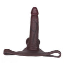 10.03in Hollow Strap on Dildo Panty Big Wearable Cock Dildo For Women