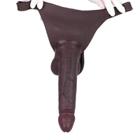 10.03in Hollow Strap on Dildo Panty Big Wearable Cock Dildo For Women