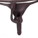 10.03in Hollow Strap on Dildo Panty Big Wearable Cock Dildo For Women