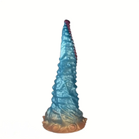 10.03in Octopus Silicone Anal Plug Portable Realistic Tentacle Texture Dildo