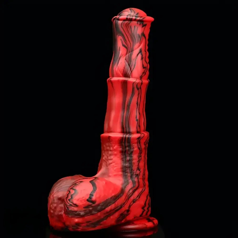 10.03in Realistic Horse Silicone Fantasy Flexible Big Dildo For Vagina