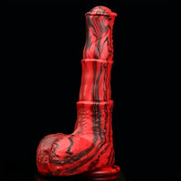 10.03in Realistic Horse Silicone Fantasy Flexible Big Dildo For Vagina