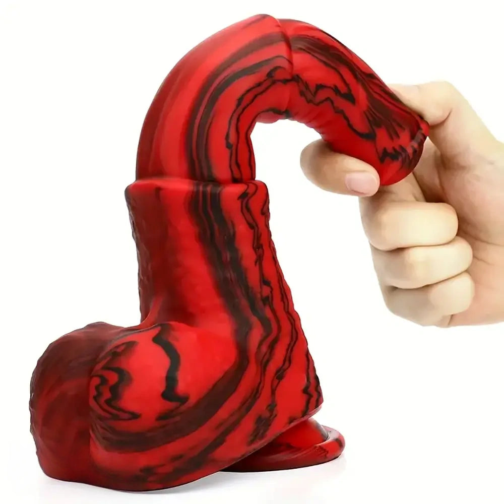 10.03in Realistic Horse Silicone Fantasy Flexible Big Dildo For Vagina