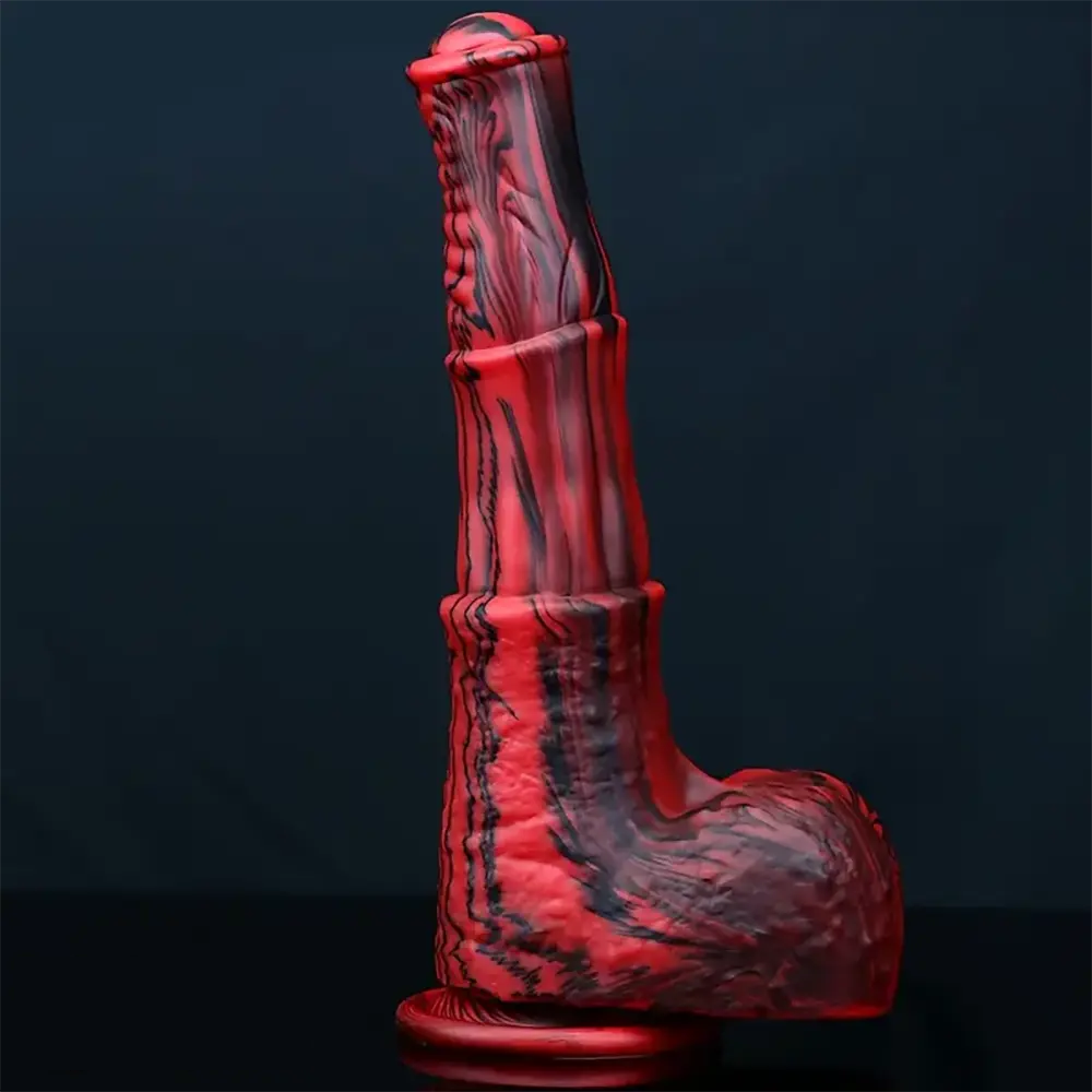 10.03in Realistic Horse Silicone Fantasy Flexible Big Dildo For Vagina