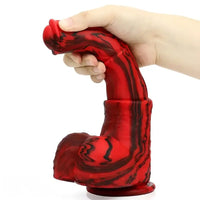 10.03in Realistic Horse Silicone Fantasy Flexible Big Dildo For Vagina
