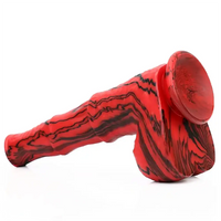 10.03in Realistic Horse Silicone Fantasy Flexible Big Dildo For Vagina