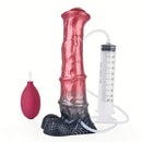 10.03in Realistic Horse Squirting Silicone Animal Cock Fantasy Dildo