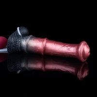 10.03in Realistic Horse Squirting Silicone Animal Cock Fantasy Dildo