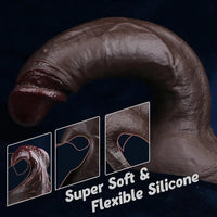 10.04in 10.43in Super Big Silicone Soft Dildo For Female Women Lesbain