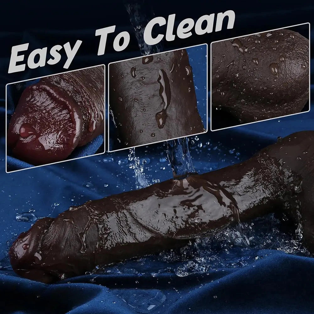 10.04in 10.43in Super Big Silicone Soft Dildo For Female Women Lesbain