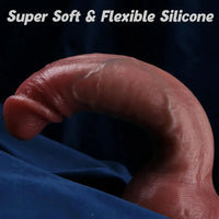 10.04in 10.43in Super Big Silicone Soft Dildo For Female Women Lesbain