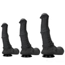 10.04in 11.41in 13.38in Big Black Thick Horse Penis Dildo Sex Toy