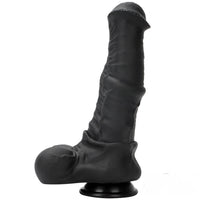 10.04in 11.41in 13.38in Big Black Thick Horse Penis Dildo Sex Toy
