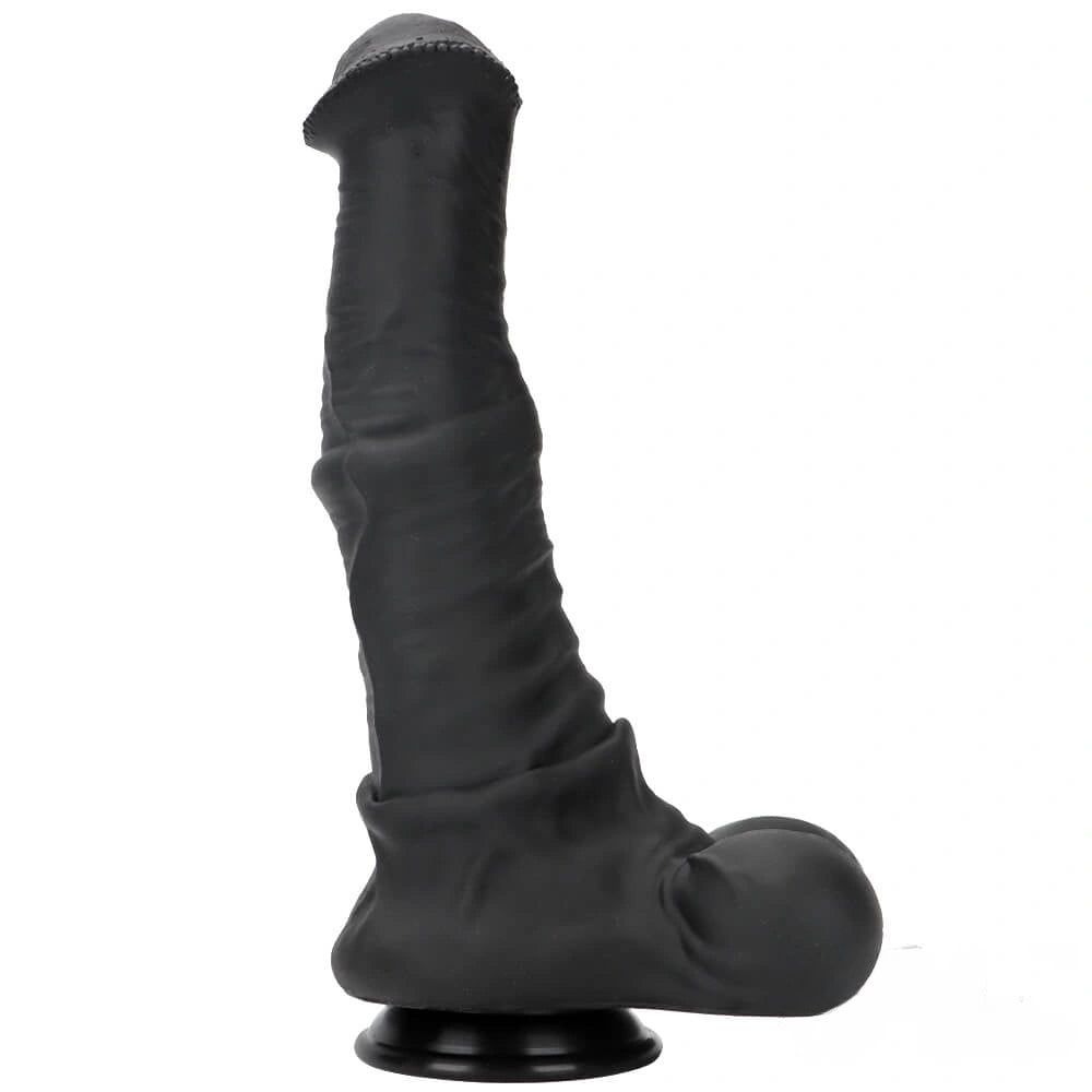 10.04in 11.41in 13.38in Big Black Thick Horse Penis Dildo Sex Toy