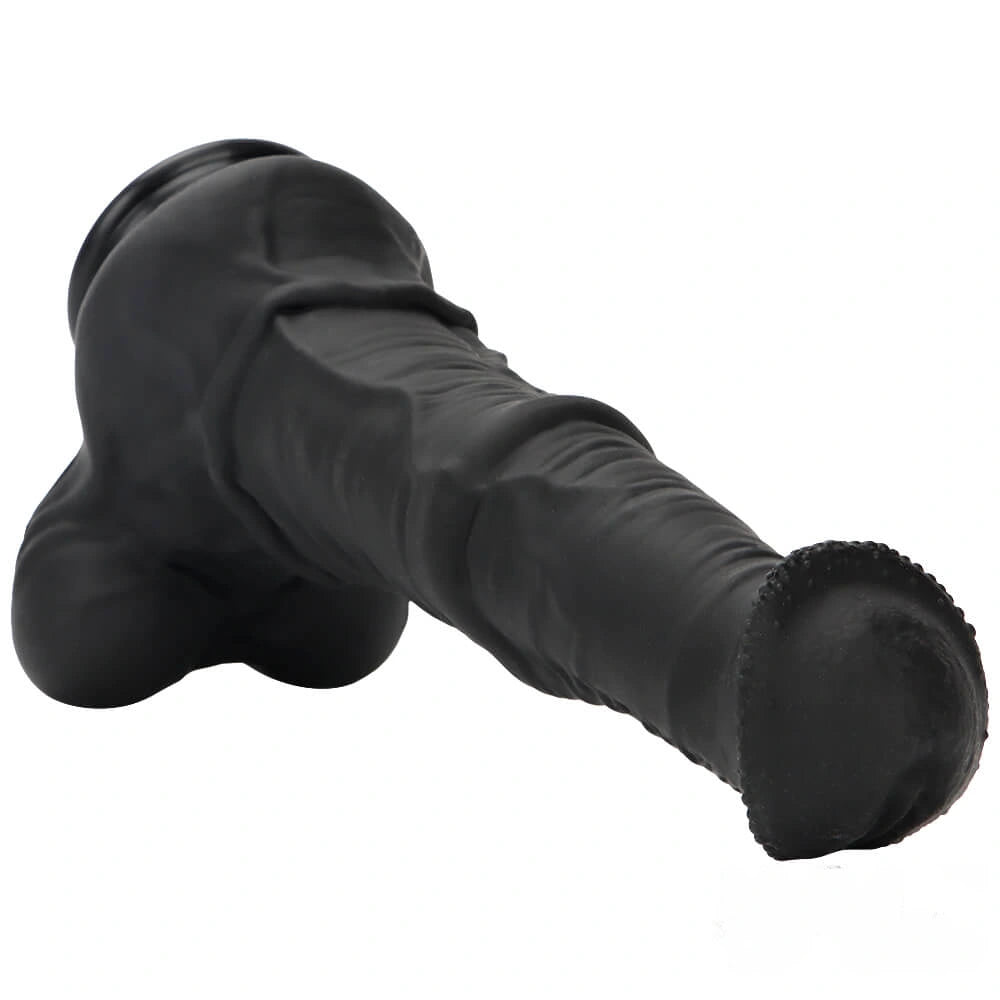 10.04in 11.41in 13.38in Big Black Thick Horse Penis Dildo Sex Toy
