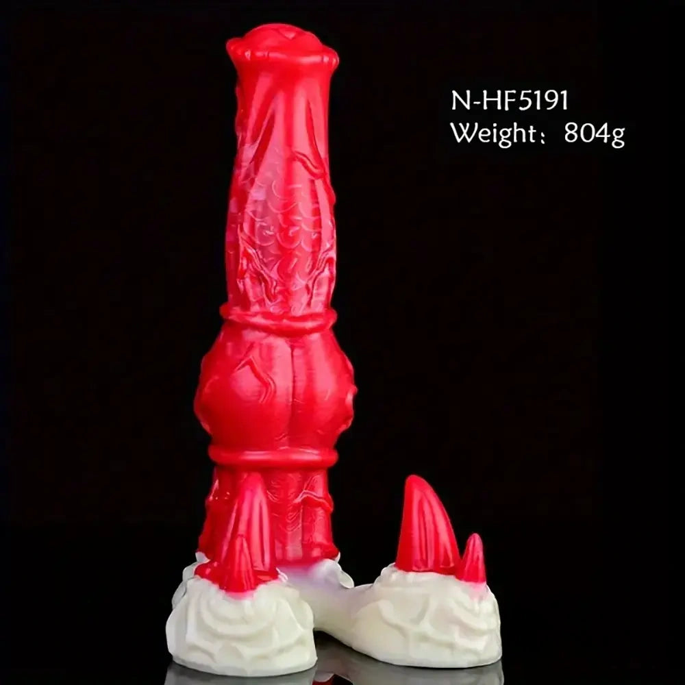 10.04in Big Animal Horse Cock Silicone Soft Cock Dildo For Anus Dilator