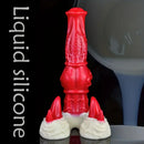 10.04in Big Animal Horse Cock Silicone Soft Cock Dildo For Anus Dilator