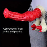 10.04in Big Animal Horse Cock Silicone Soft Cock Dildo For Anus Dilator