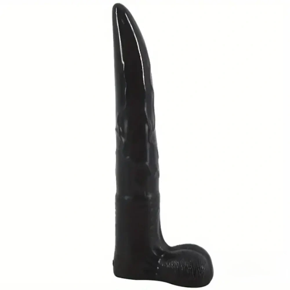 10.04in Large Animal Goat Horn Dildo For G Spot Women Adult Sex Toy