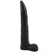 10.04in Large Animal Goat Horn Dildo For G Spot Women Adult Sex Toy