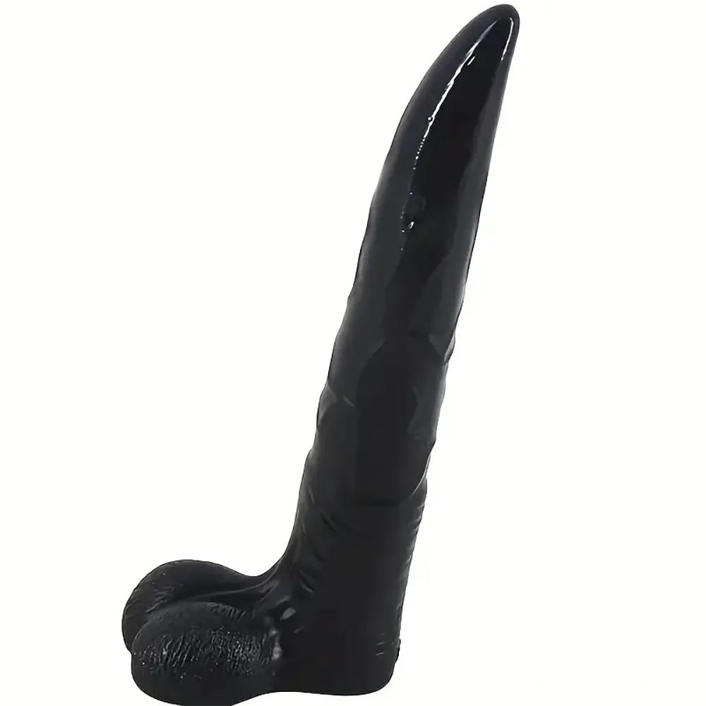 10.04in Large Animal Goat Horn Dildo For G Spot Women Adult Sex Toy