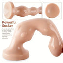 10.04in Large Suction Cup Anal Toy PVC Spiked Butt Plug Dildo