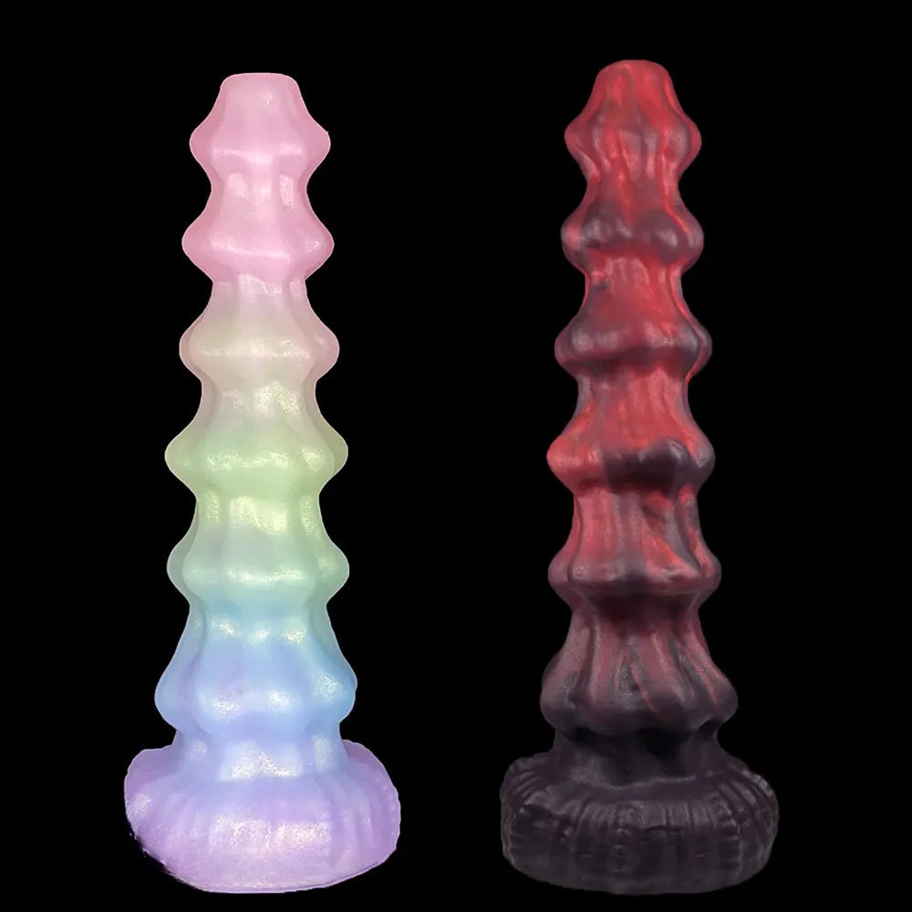 10.04in Monster Silicone Big Odd Dildo Anal Clit Expansion Sex Toy