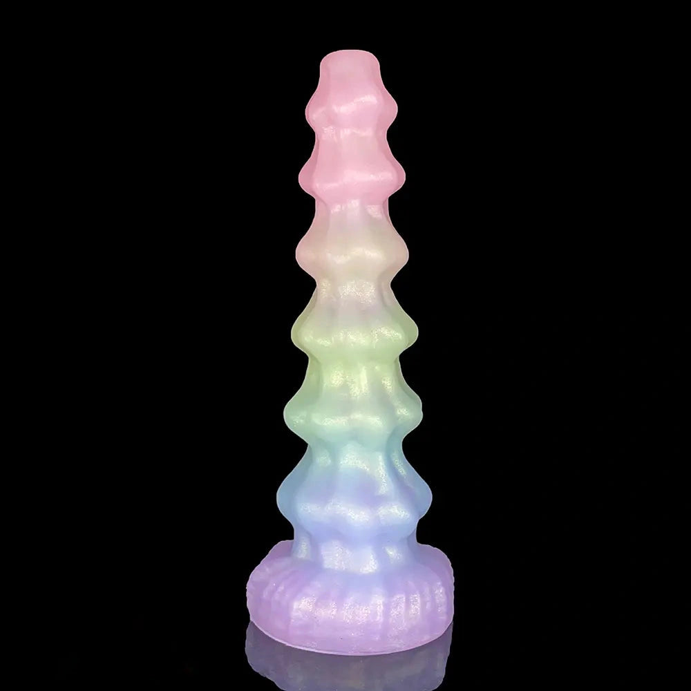 10.04in Monster Silicone Big Odd Dildo Anal Clit Expansion Sex Toy