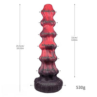 10.04in Monster Silicone Big Odd Dildo Anal Clit Expansion Sex Toy