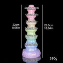 10.04in Monster Silicone Big Odd Dildo Anal Clit Expansion Sex Toy