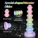 10.04in Monster Silicone Big Odd Dildo Anal Clit Expansion Sex Toy