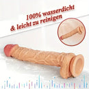 10.04in Realistic Large Flesh Dildo For G Spot Women Adult Sex Toy