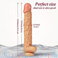 10.04in Realistic Large Flesh Dildo For G Spot Women Adult Sex Toy