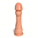 10.04in Realistic Penis Head Suction Cup Glans Dildo Manual Masturbator